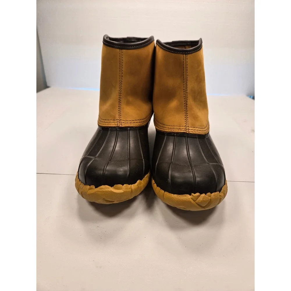 Lacrosse Trekker II 7 Brown Duck Boots Mens 12 Rubber Leather Waterproof 273120